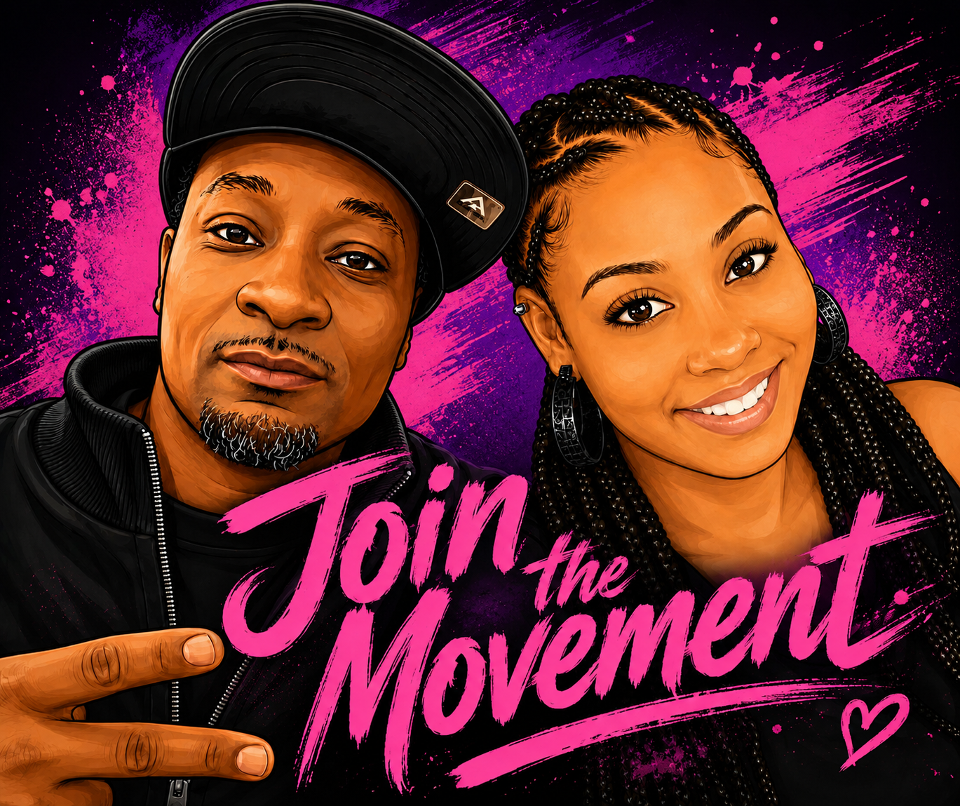 Jay LeShe and Brodie Dollaz — Join the Movement. Music & Flow Foundation.